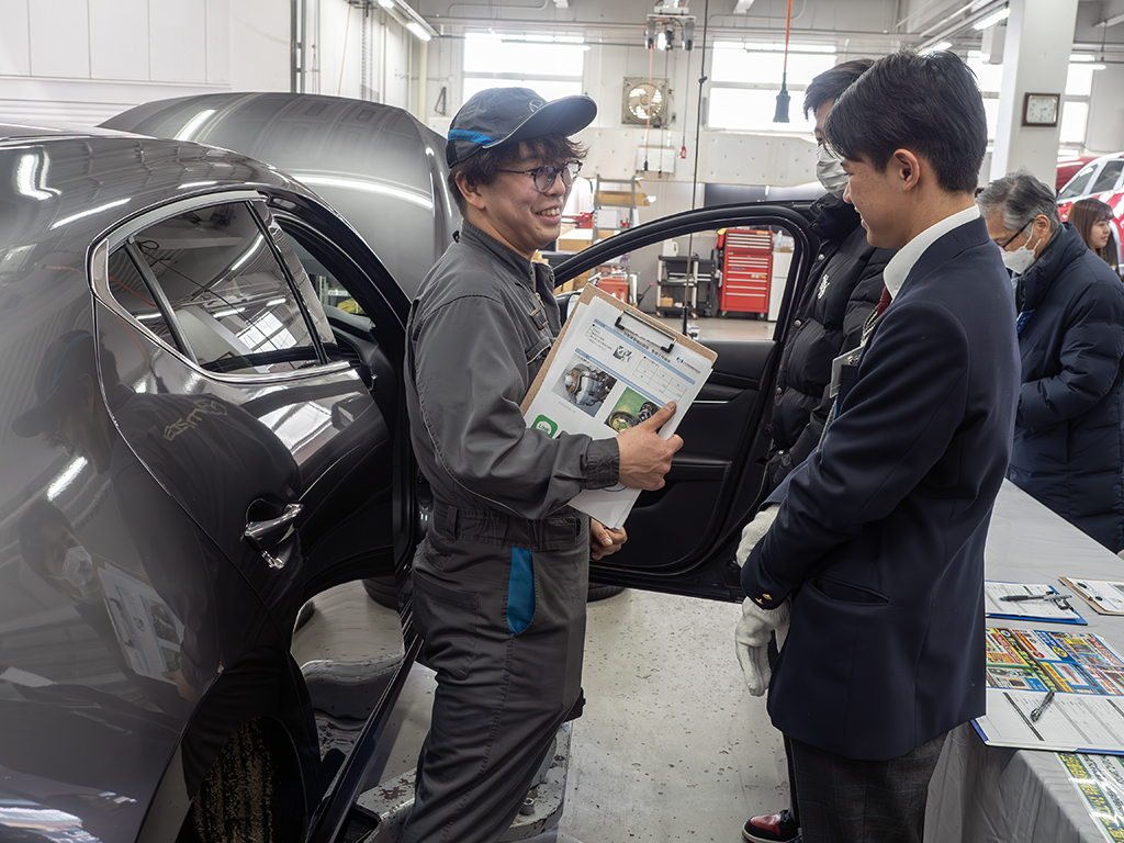 20250125_自動車整備士体験会_マツダ自動車整備士専門学校_神戸_MASTeC_神戸マツダ